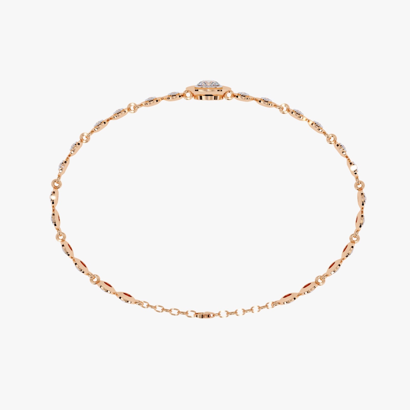 Solitairekart 0.2ct Halo Lab Grown Diamond Bracelet